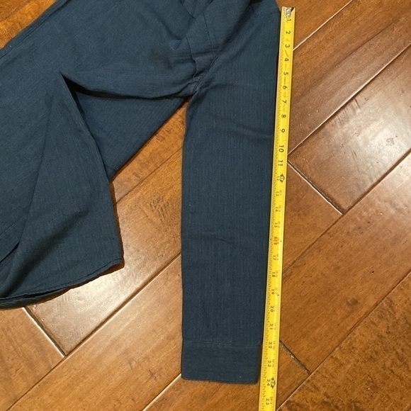 Madewell Blue Button Front Tunic Top - Picture 7 of 7